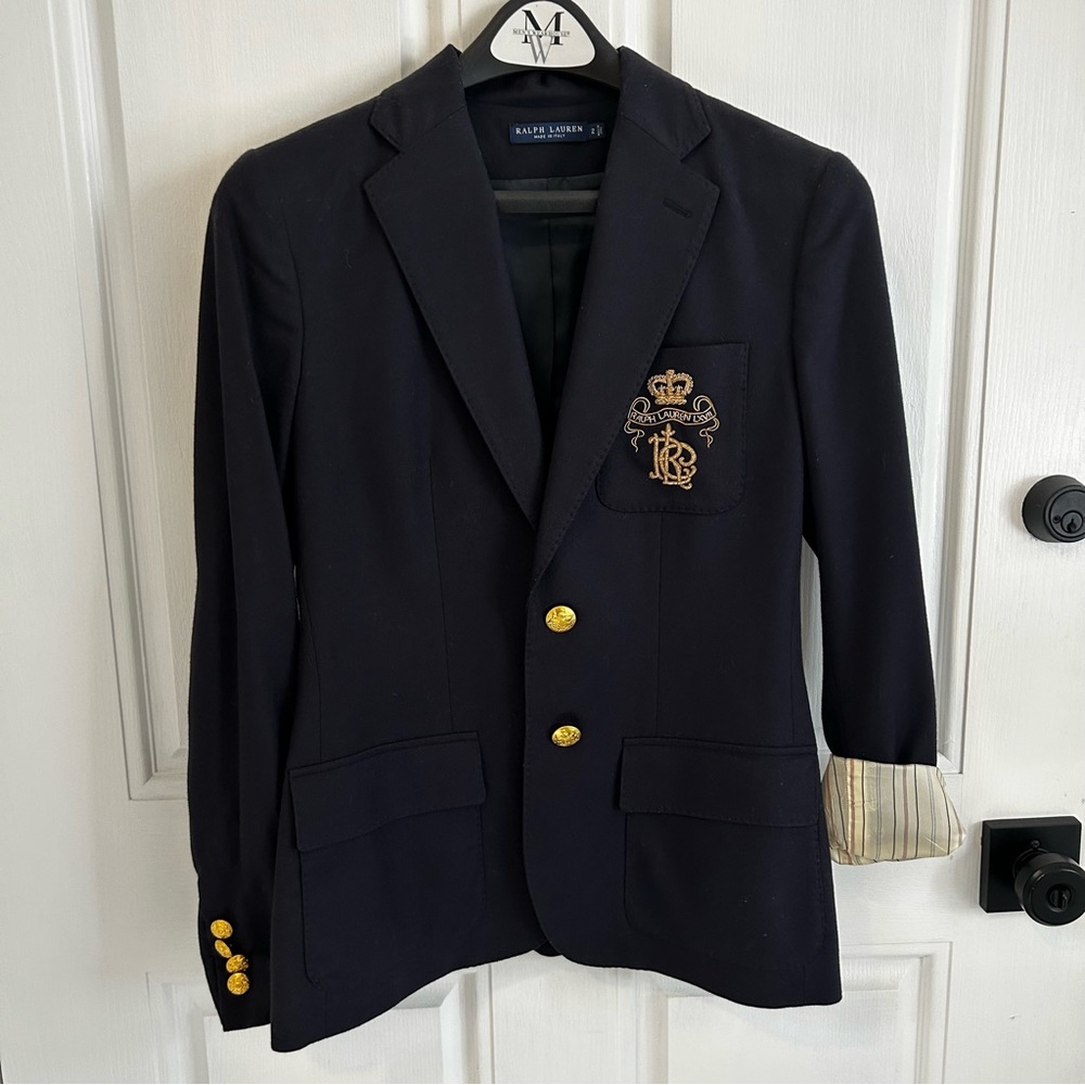 Ralph Lauren Women’s Blazer, Navy, Size 2